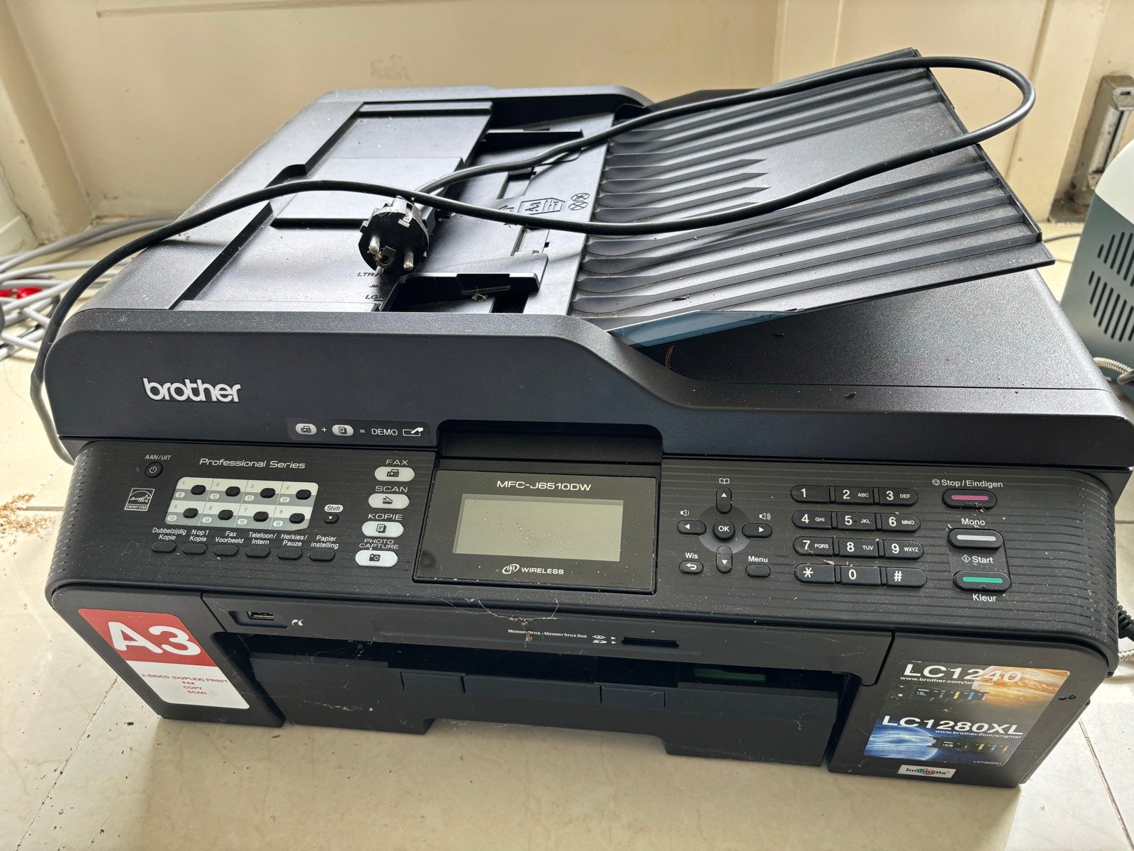 Brother MFC-J6510DW All-in-One A3 Printer, Computers en Software, Printers, Ophalen, Gebruikt, Faxen, Inkjetprinter