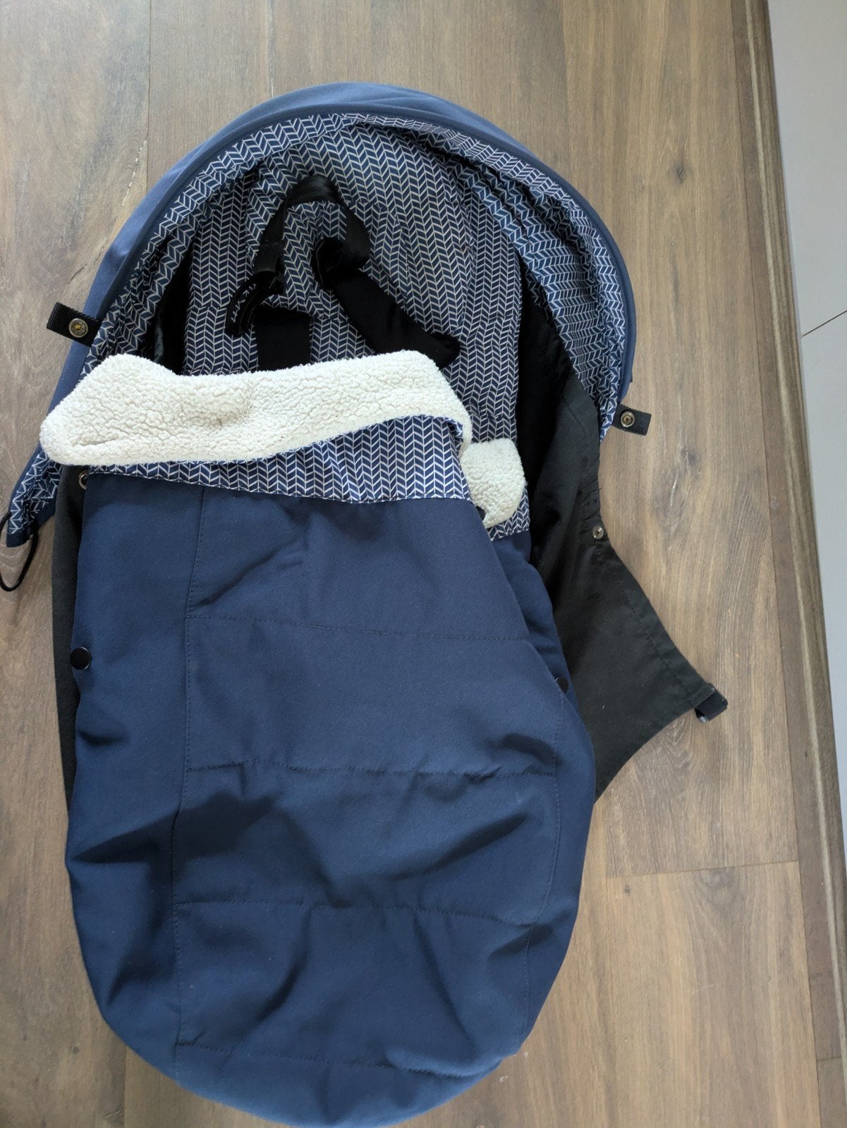 Stokke YOYO 0+ Newborn Pack Air France Blue, Ophalen of Verzenden, Zo goed als nieuw