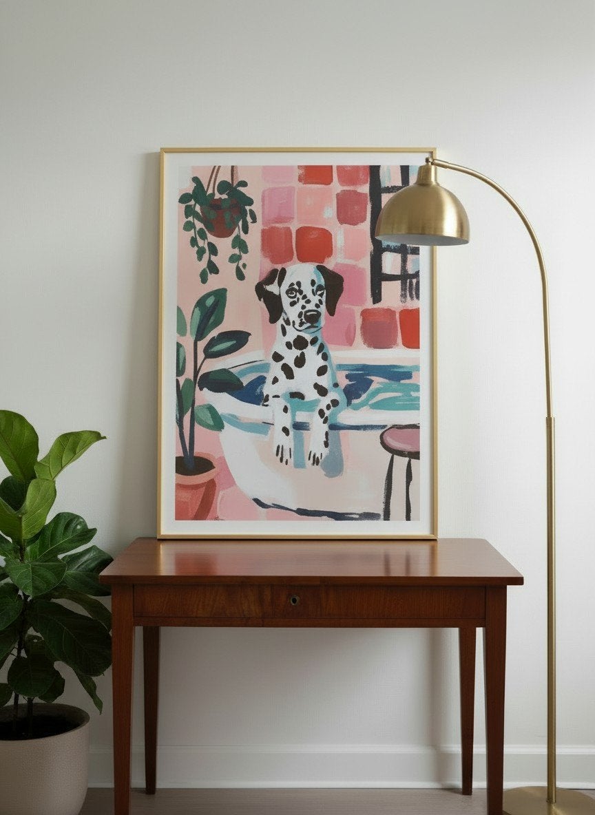 Dalmatiër Poster 40x60 cm Scandinavisch Modern Wanddecoratie, Ophalen of Verzenden, Nieuw