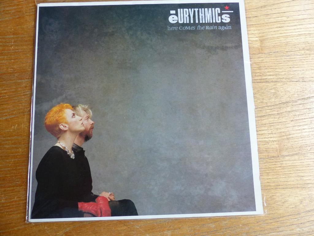 Eurythmics – Here Comes The Rain Again ( Maxi), Cd's en Dvd's, Vinyl | Pop, Gebruikt, Ophalen of Verzenden, 12 inch, Inclusief binnenhoes