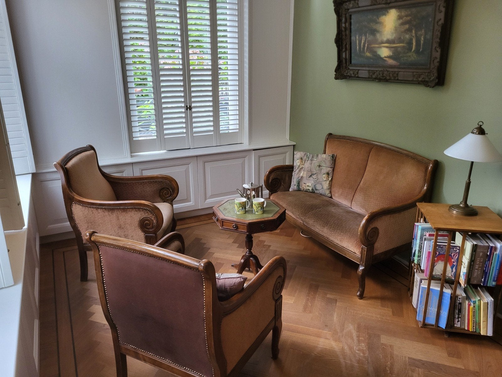 Antiek bankstel, Antiek en Kunst, Antiek | Meubels | Stoelen en Banken, Ophalen
