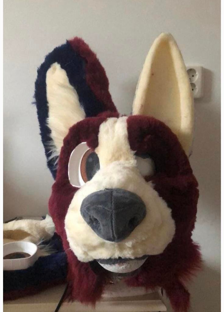 Fursuit onafgemaakt, Ophalen of Verzenden, Zo goed als nieuw