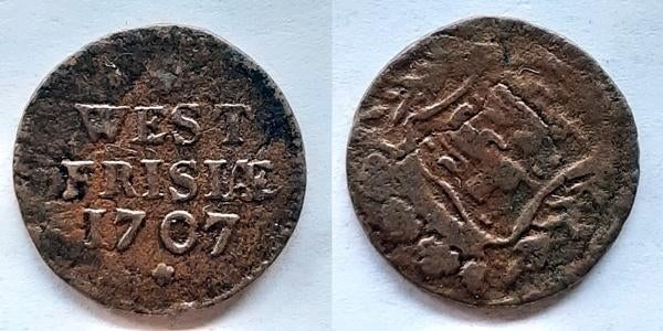 Duit West Frisia 1707, Verzenden, Vóór koninkrijk, Overige waardes