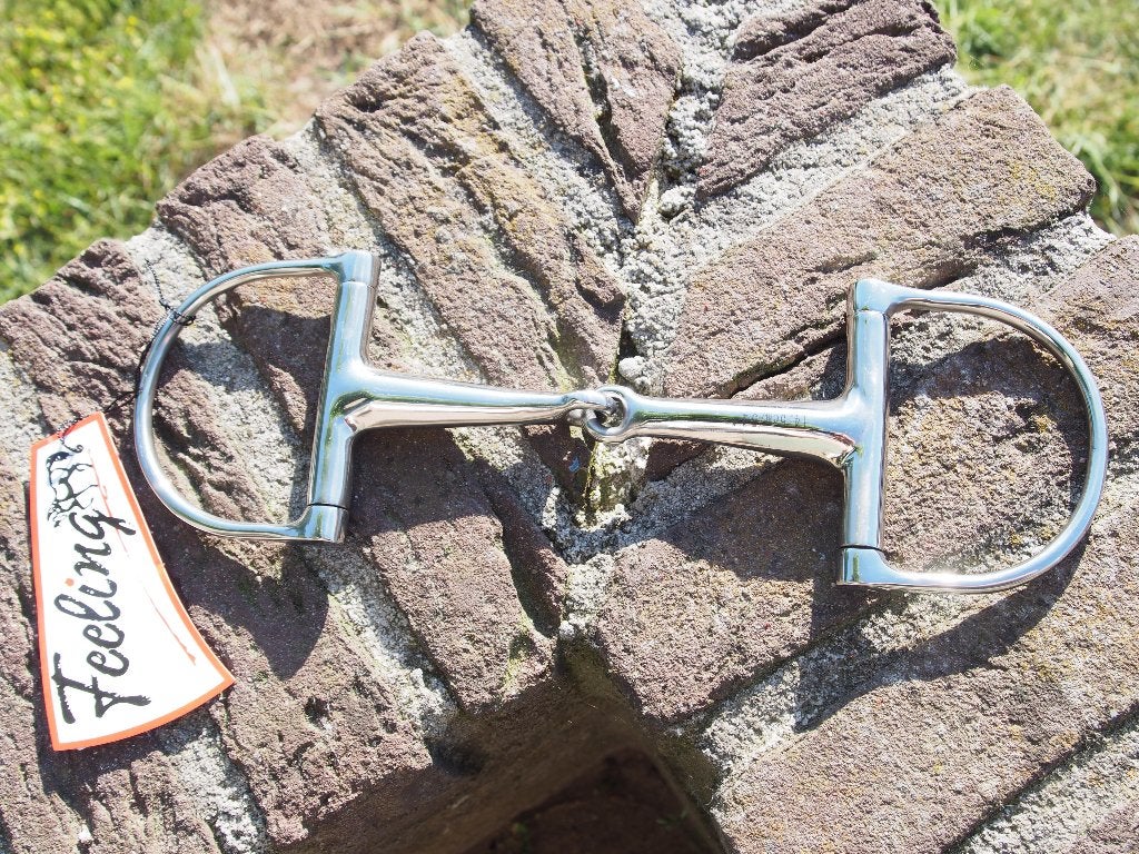 Enkel gebroken D- trens Bit RVS 14,5 cm, Dieren en Toebehoren, Nieuw, Ophalen of Verzenden, Bit, BR