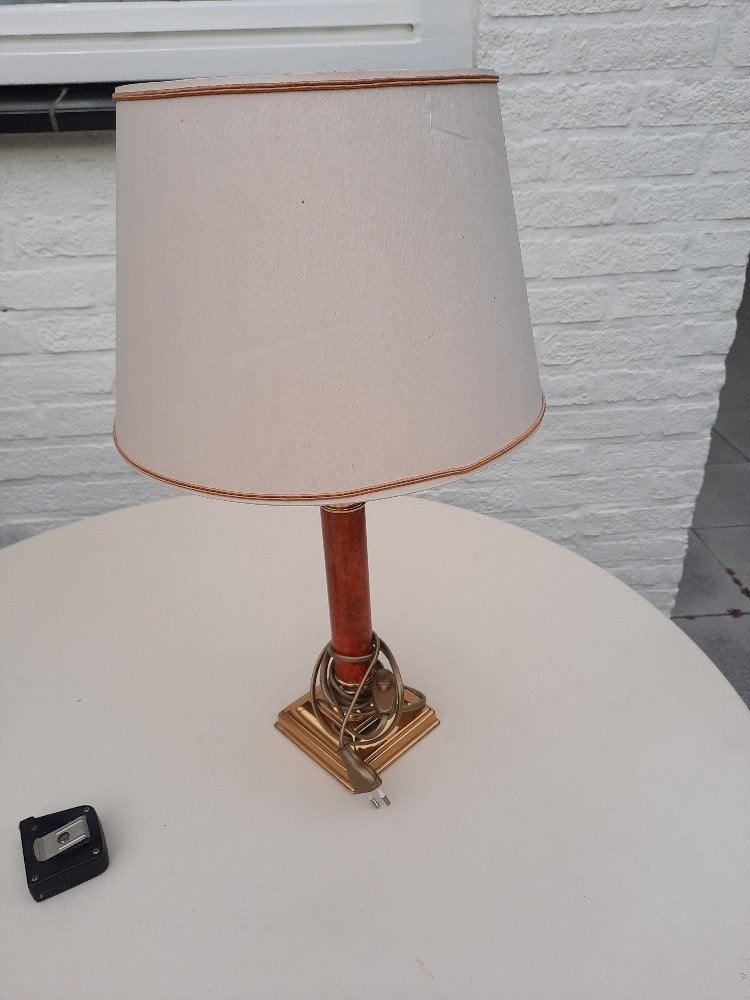 VINTAGE  DE KNUDT TAFELLAMP, Gebruikt, Overige merken, Vintage, 54 cm
