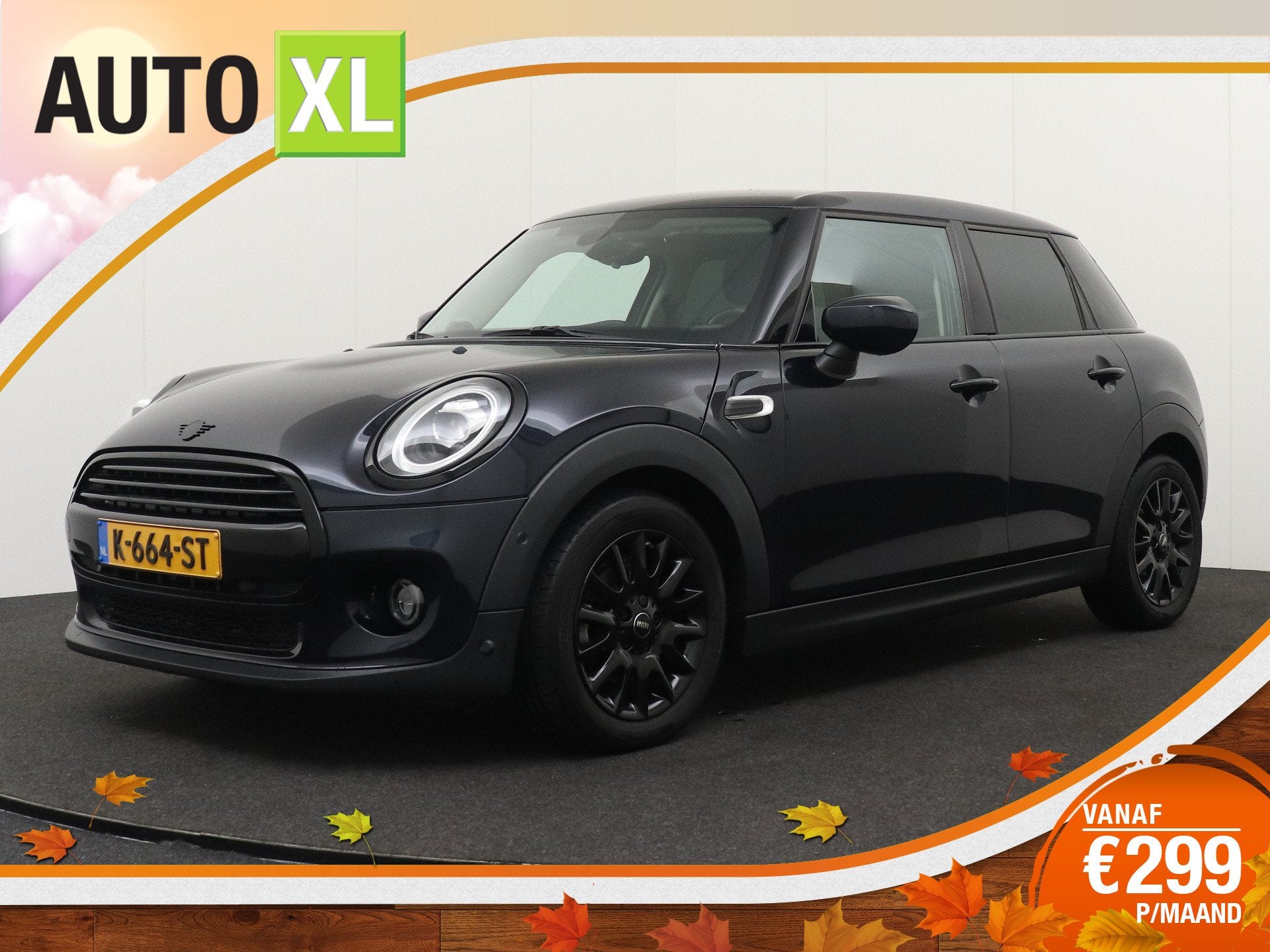 MINI 5-deurs 1.5 136 PK Aut. Cooper Business+ Harman/Kardon, Auto's, Dealer onderhouden, 136 pk, Gebruikt, Blauw