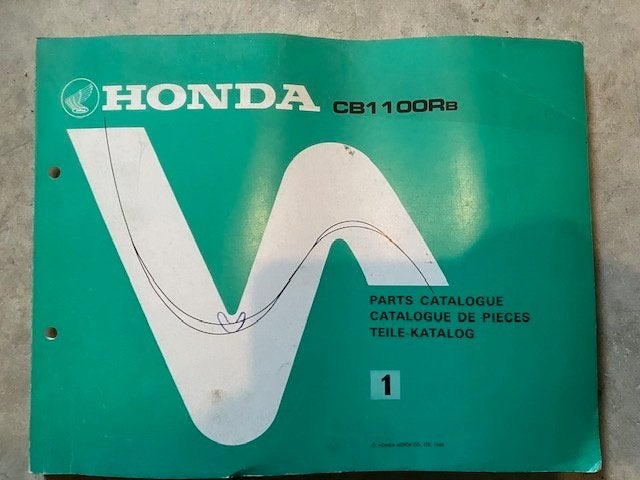 catalogus Honda CB 1100 R, Ophalen of Verzenden, Honda