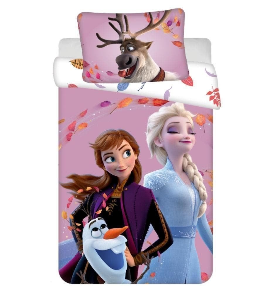 Disney Frozen Baby / Peuter Dekbedovertrek 100x135 - Katoen, Meisje, Ledikant, Dekbedovertrek, Nieuw
