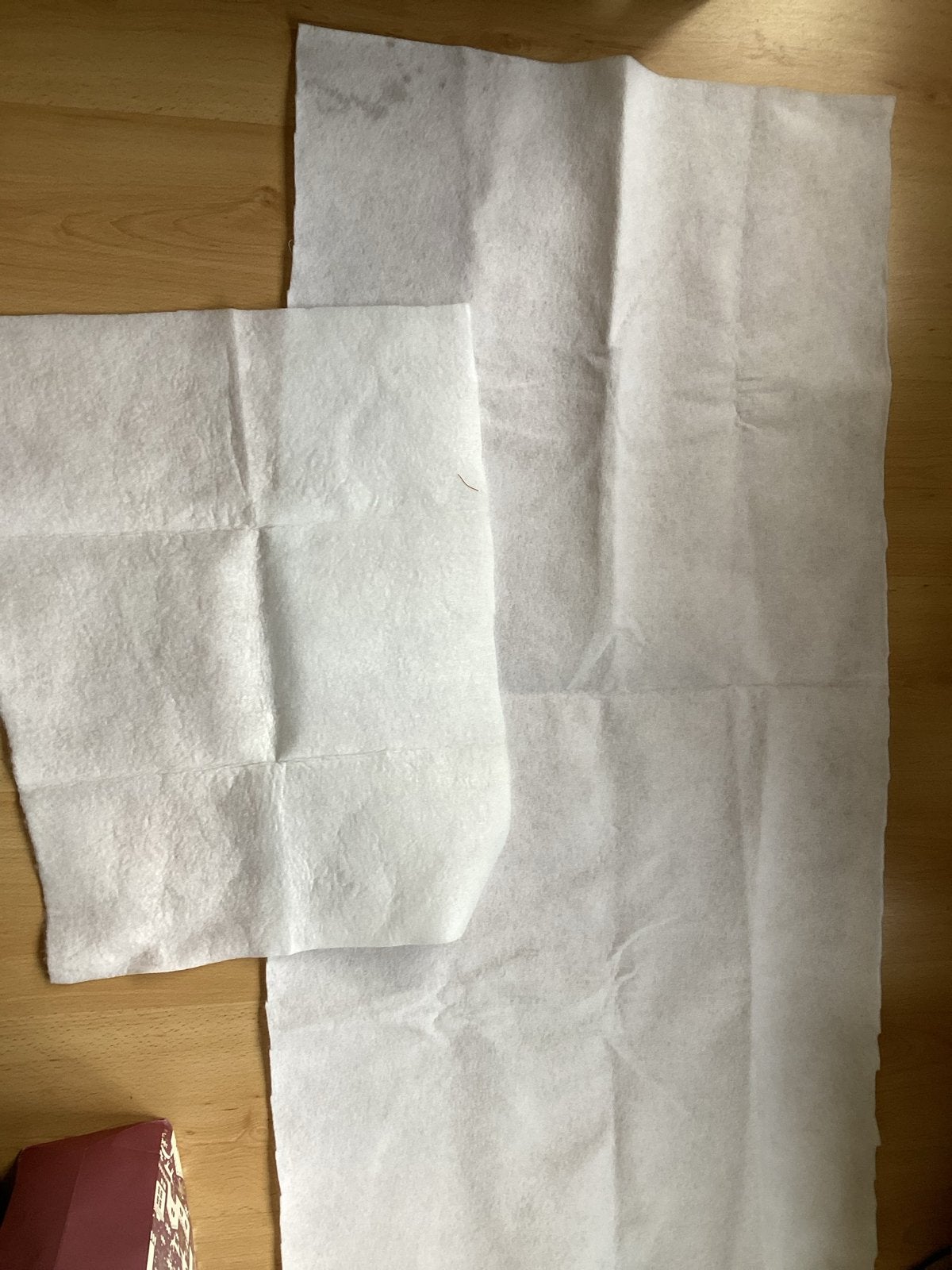 Witte stevige vlieseline voor textiel en knutselprojecten, Ophalen of Verzenden, Gebruikt, Overige typen
