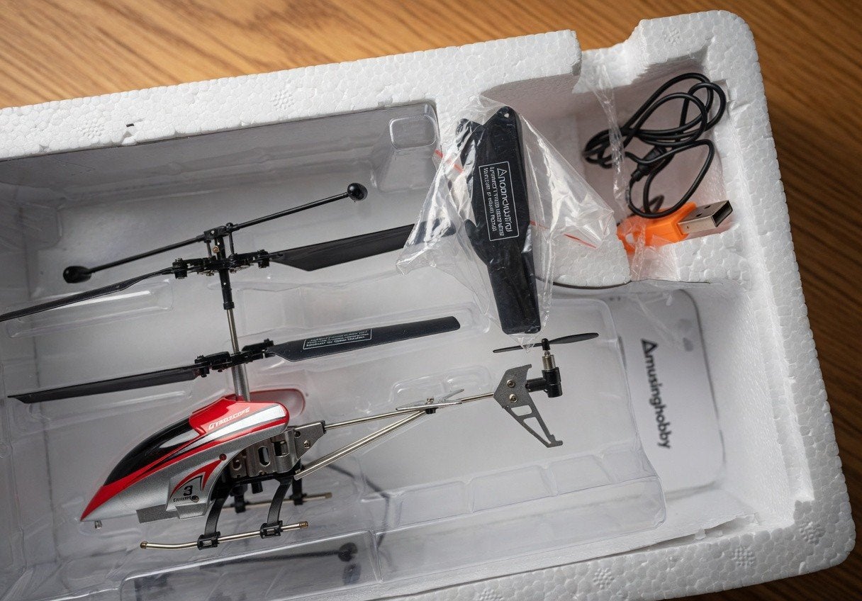 NIEUW IN DOOS: Buretoys Firespy Mini Helicopter, Ophalen, Nieuw, Helikopter