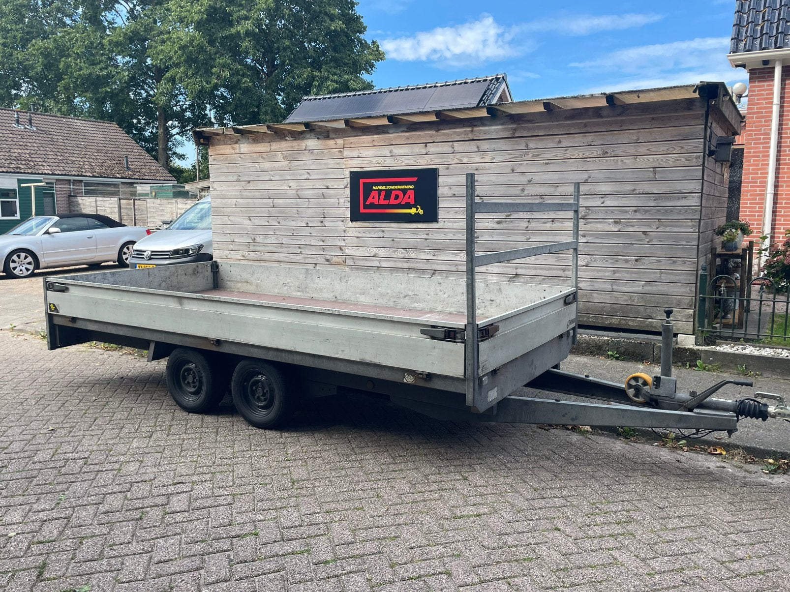 Henra Aanhanger 410x180|2700KG|LED|Rijplaat Sledes, Auto diversen, Aanhangers en Bagagewagens, Ophalen, Gebruikt