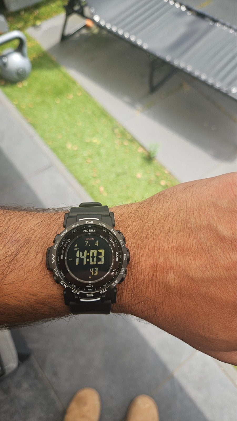 Casio protrek prw-35y-1b, Sieraden, Tassen en Uiterlijk, Horloges | Heren, Casio, Kunststof, Polshorloge, Nieuw