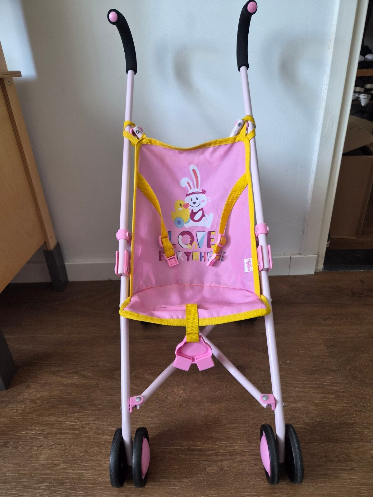 Roze poppenbuggy babyborn, Ophalen of Verzenden, Zo goed als nieuw, Babypop
