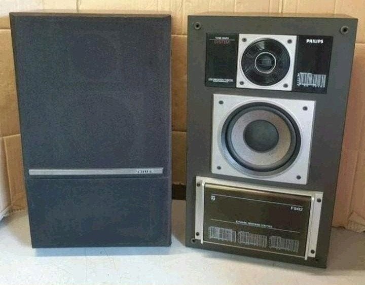 Philips F9412 3-weg luidsprekers 90 watt vintage 1982-'83, Audio, Tv en Foto, Luidsprekers, Ophalen of Verzenden, Philips
