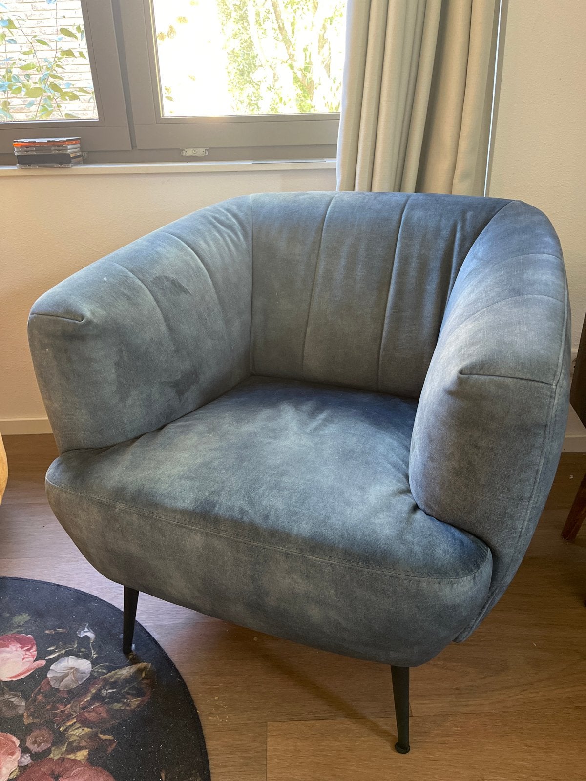 Comfortabele fauteuil - Zo goed als nieuw, Huis en Inrichting, Ophalen of Verzenden, Zo goed als nieuw, Stof, 75 tot 100 cm