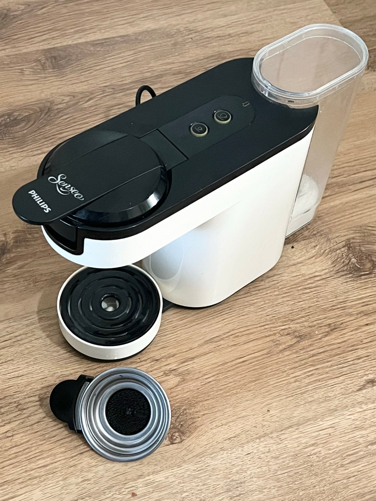 Philips Senseo  UP Pads Koffiezetapparaat - Wit/Zwart, Ophalen of Verzenden, Gebruikt
