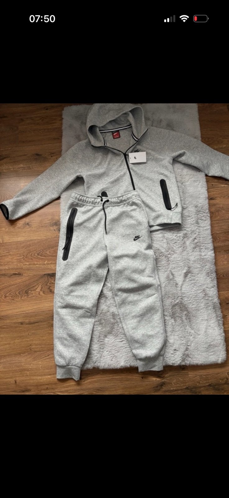 Nike Tech Grijs, Nieuw, Overige maten, Ophalen of Verzenden, Grijs