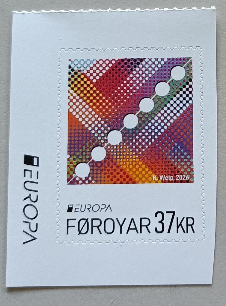 Faroer Eilanden-Faroe Islands 2026 cept from booklet, Postzegels en Munten, Postzegels | Europa | Scandinavië, Ophalen of Verzenden