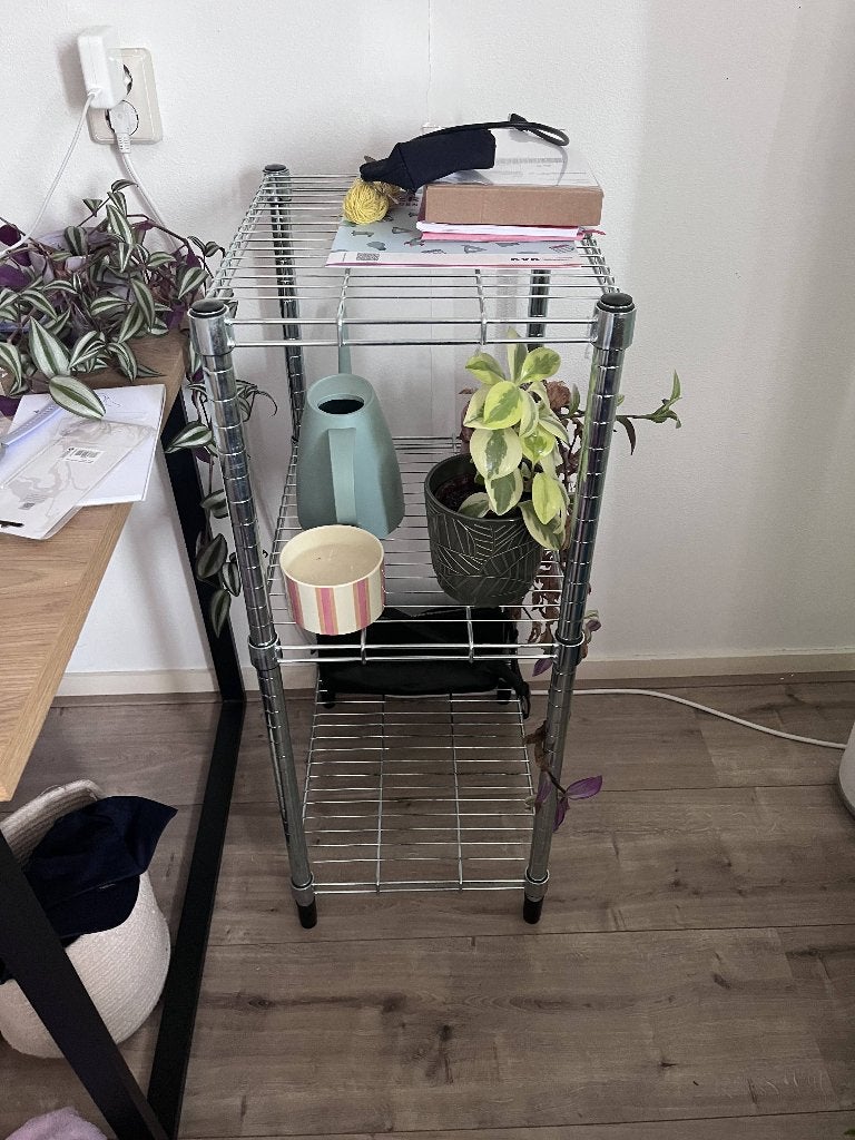 Ikea Omar metaal stellingkast, Ophalen, Zo goed als nieuw