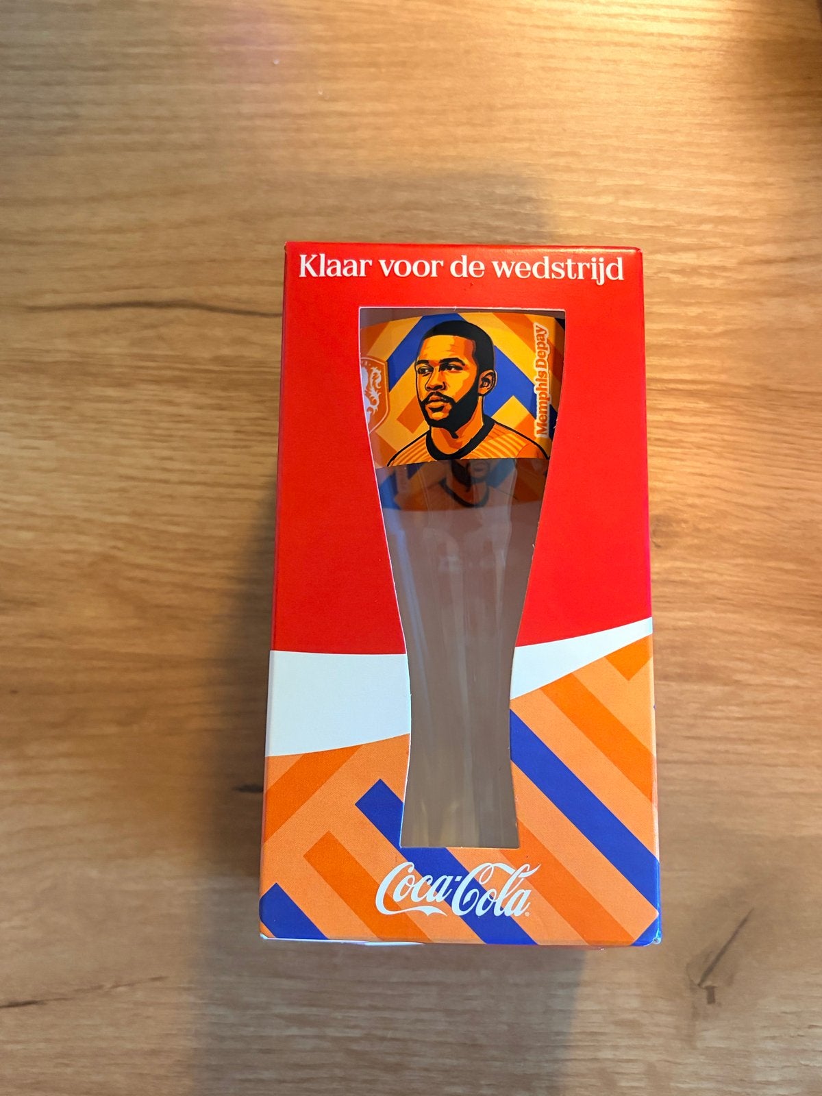 Coca-Cola Oranje Spelerscollectie Glas Memphis Depay, Verzamelen, Ophalen of Verzenden, Nieuw