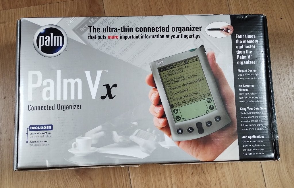 Palm Vx — Complete Original Box Contents, Nieuw, Ophalen of Verzenden, PalmOS, Met stylus of aanraakpen