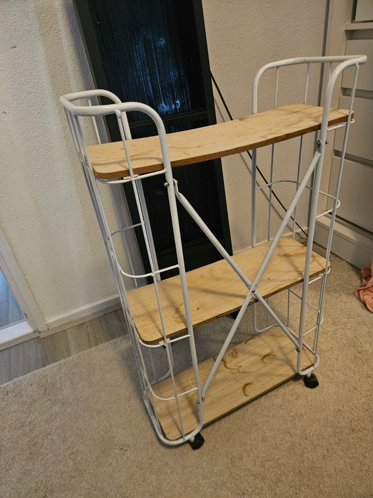 Bakkerskar trolley met 3 planken - schoonmaak nodig, Ophalen of Verzenden, Gebruikt