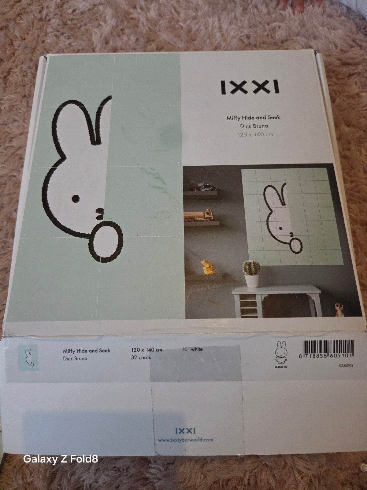 IXXI Miffy Hide and Seek Poster (120x140 cm), Gebruikt, Meerkleurig, Ophalen of Verzenden, Modern
