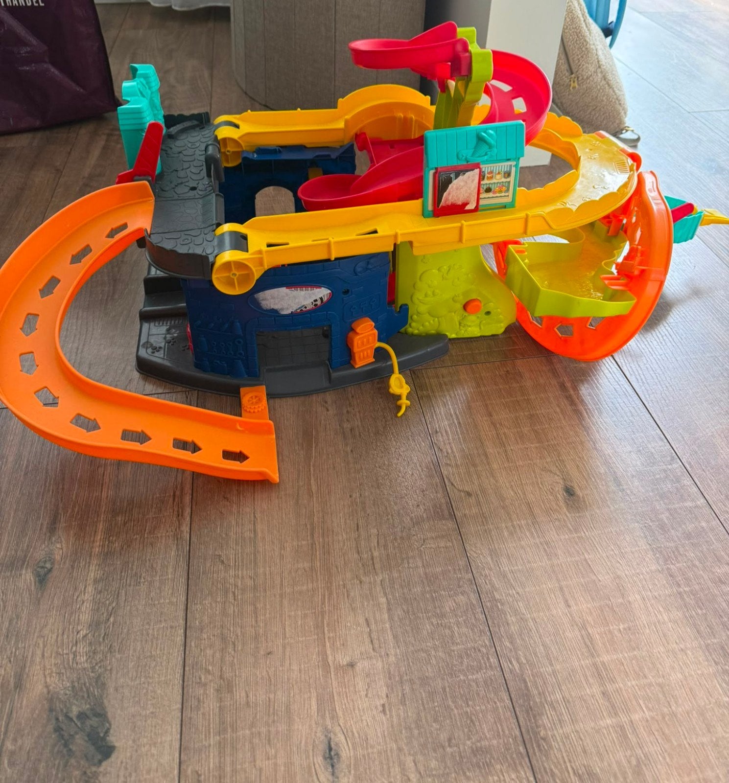 PF-Little People garage, Kinderen en Baby's, Speelgoed | Racebanen, Ophalen of Verzenden, Handmatig, Overige merken