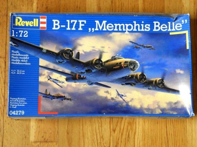 B-17F Memphis Belle Revell, Ophalen, 1:72 tot 1:144, Revell, Nieuw