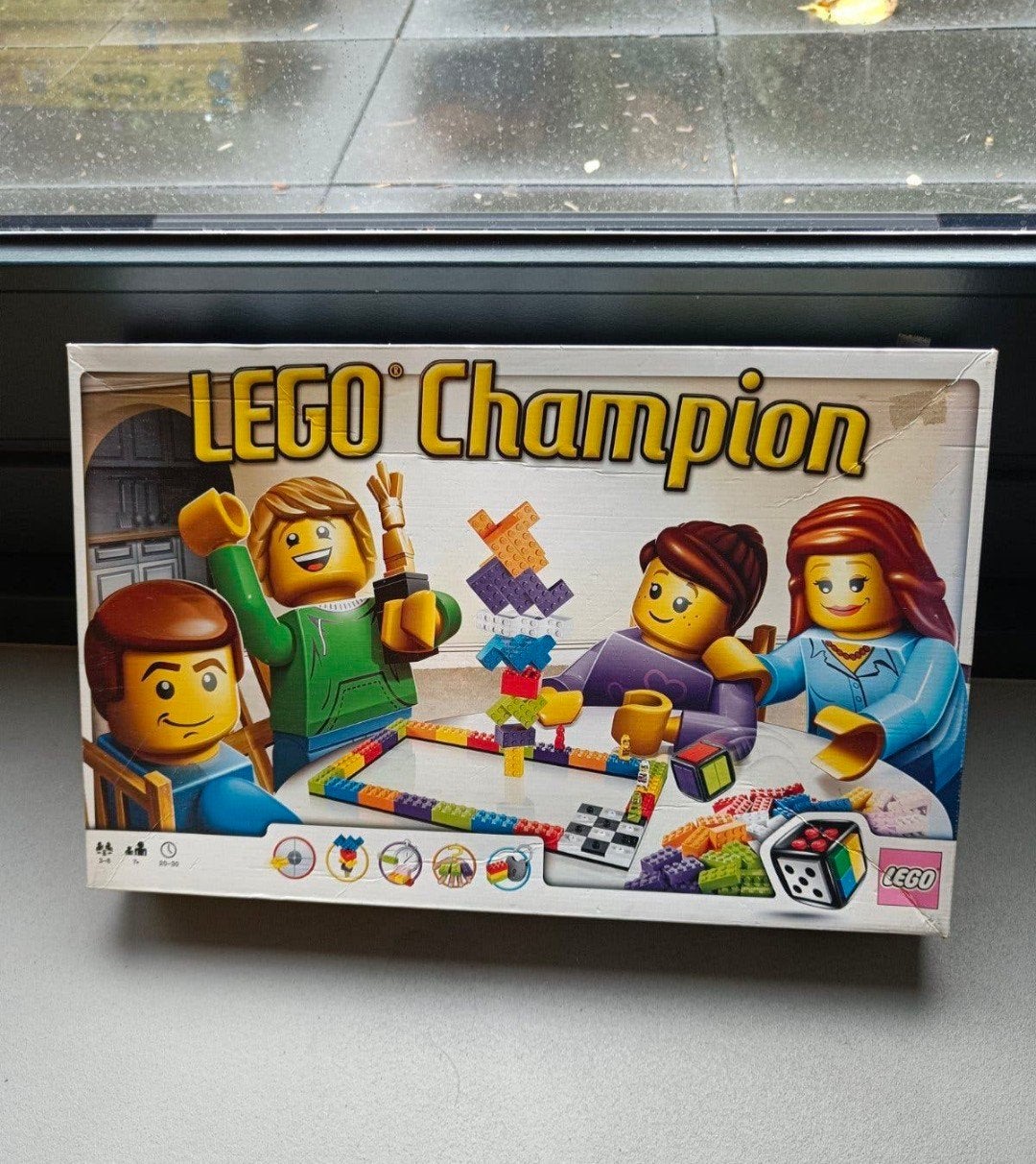 LEGO Champion Bordspel - Familieplezier voor 3-8 spelers, Overige thema's, Lego, Ophalen of Verzenden, Zo goed als nieuw