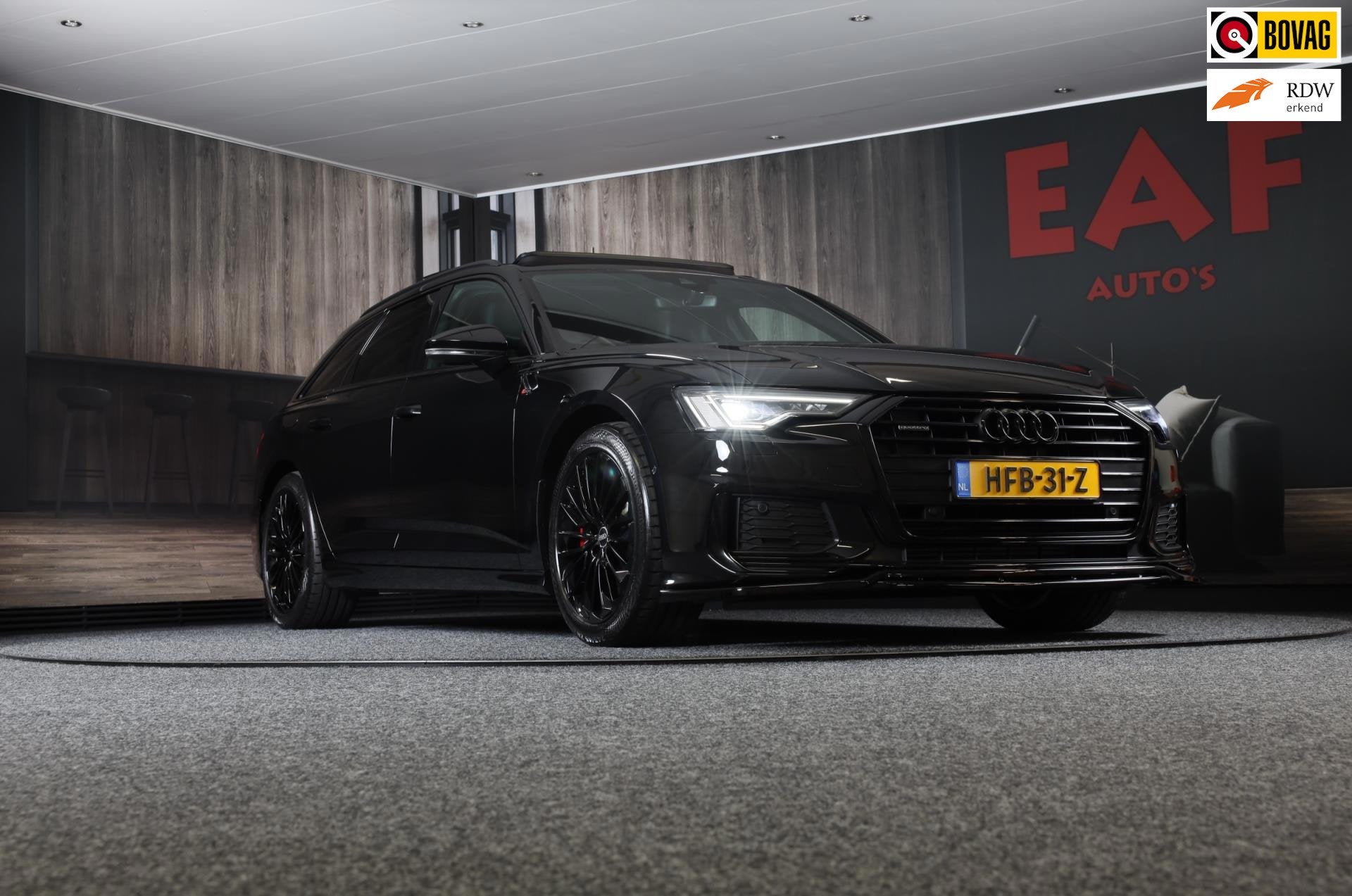 Audi A6 Avant 55 TFSI E Quattro Competition / Leder / CC / M, Auto's, Automaat, Dealer onderhouden, Gebruikt, Euro 6