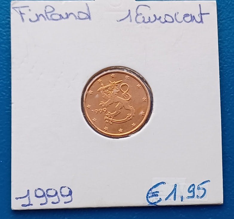 Finland 1 Eurocent - 1999 UNC, Ophalen of Verzenden, Finland, 1 cent, Losse munt