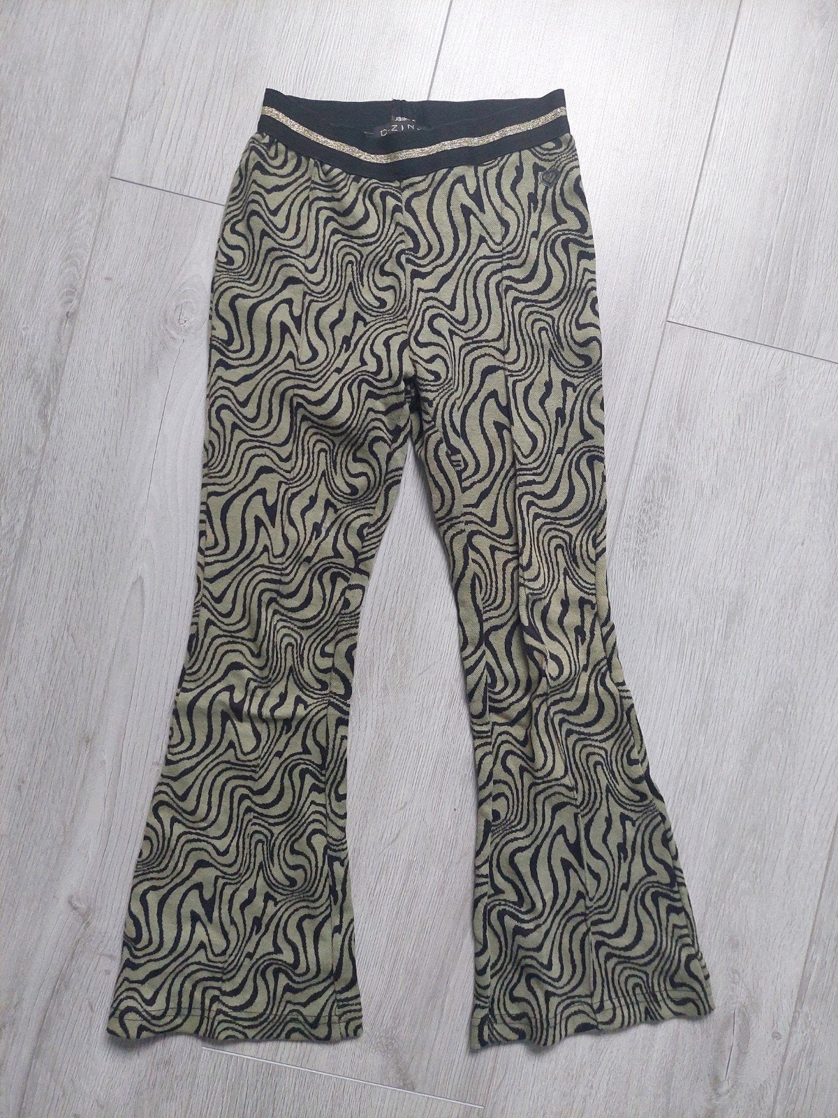 D-Zine flared broek met zebraprint maat 128/134 meisje, Broek, Meisje, D-Zine, Ophalen of Verzenden