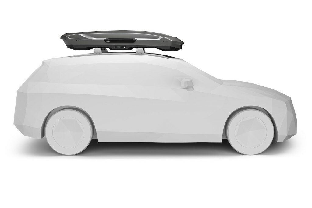 Thule Motion XT Alpine Dakkoffer Titanium te huur, Ophalen, Zo goed als nieuw