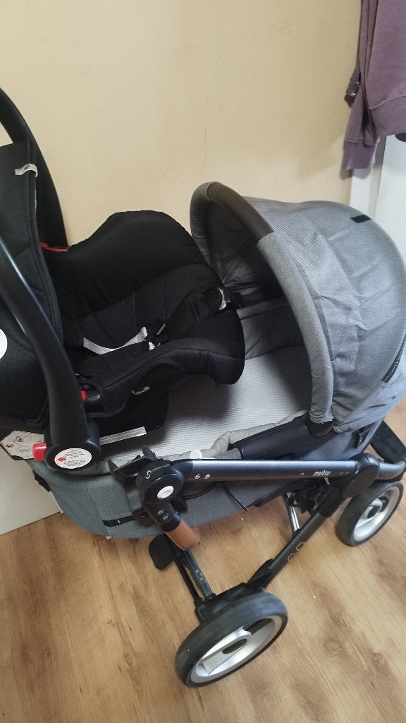 Kinderwagen, Kinderen en Baby's, Kinderwagens en Combinaties, Ophalen, Gebruikt, Met autostoeltje, Combiwagen