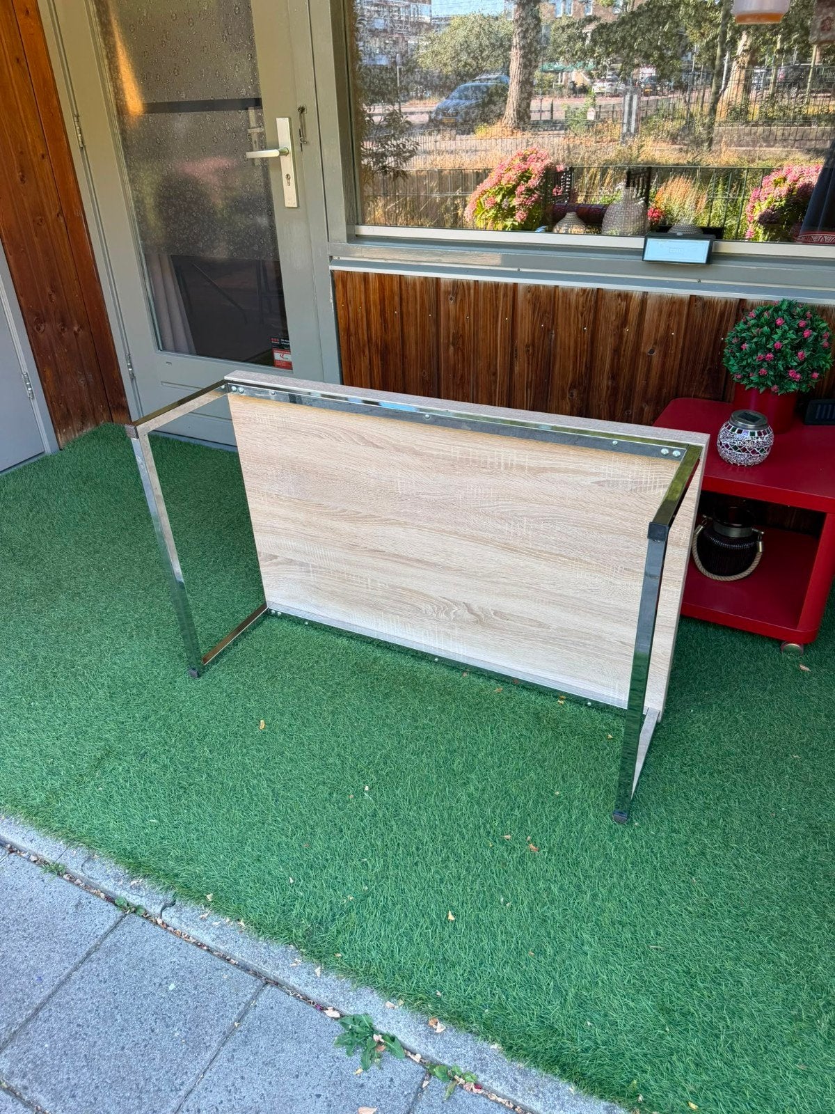 salontafel., Doe-het-zelf en Verbouw, Rolluiken, Ophalen, Zo goed als nieuw, Crème of Beige, Minder dan 100 cm