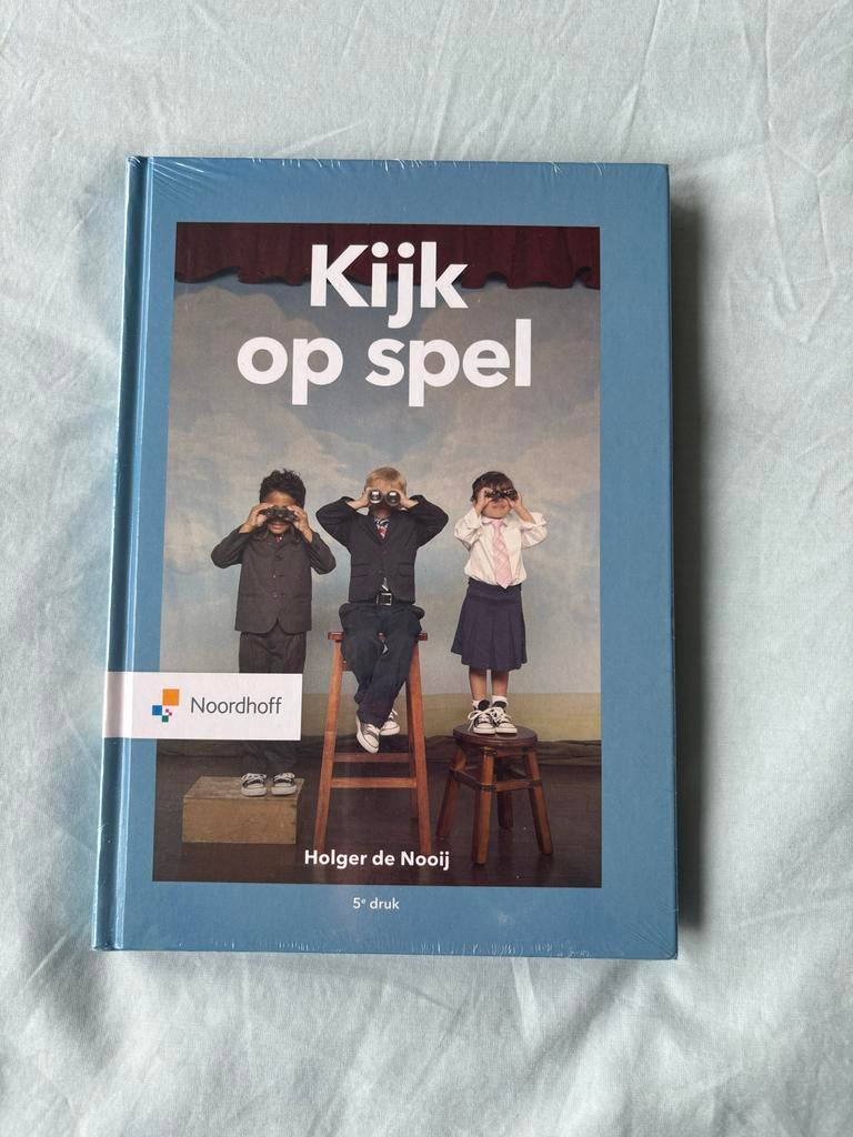 Kijk op spel - Holger de Nooij (5e druk), Boeken, Studieboeken en Cursussen, Nieuw, HBO, Alpha, Ophalen of Verzenden