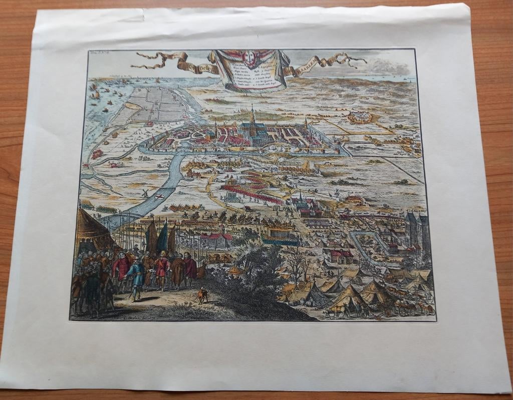 Gravure Haarlem, Antiek en Kunst, Kunst | Etsen en Gravures, Ophalen of Verzenden