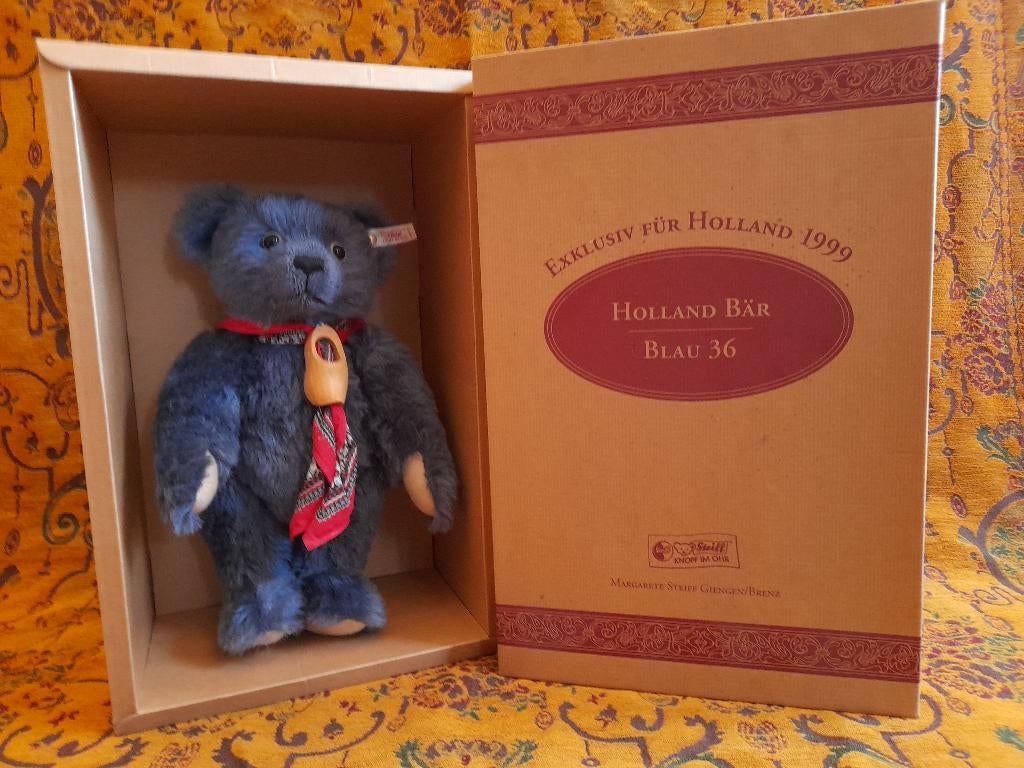 Steiff 1999 Holland Bär (660078), Ophalen of Verzenden, Zo goed als nieuw, Stoffen beer, Steiff