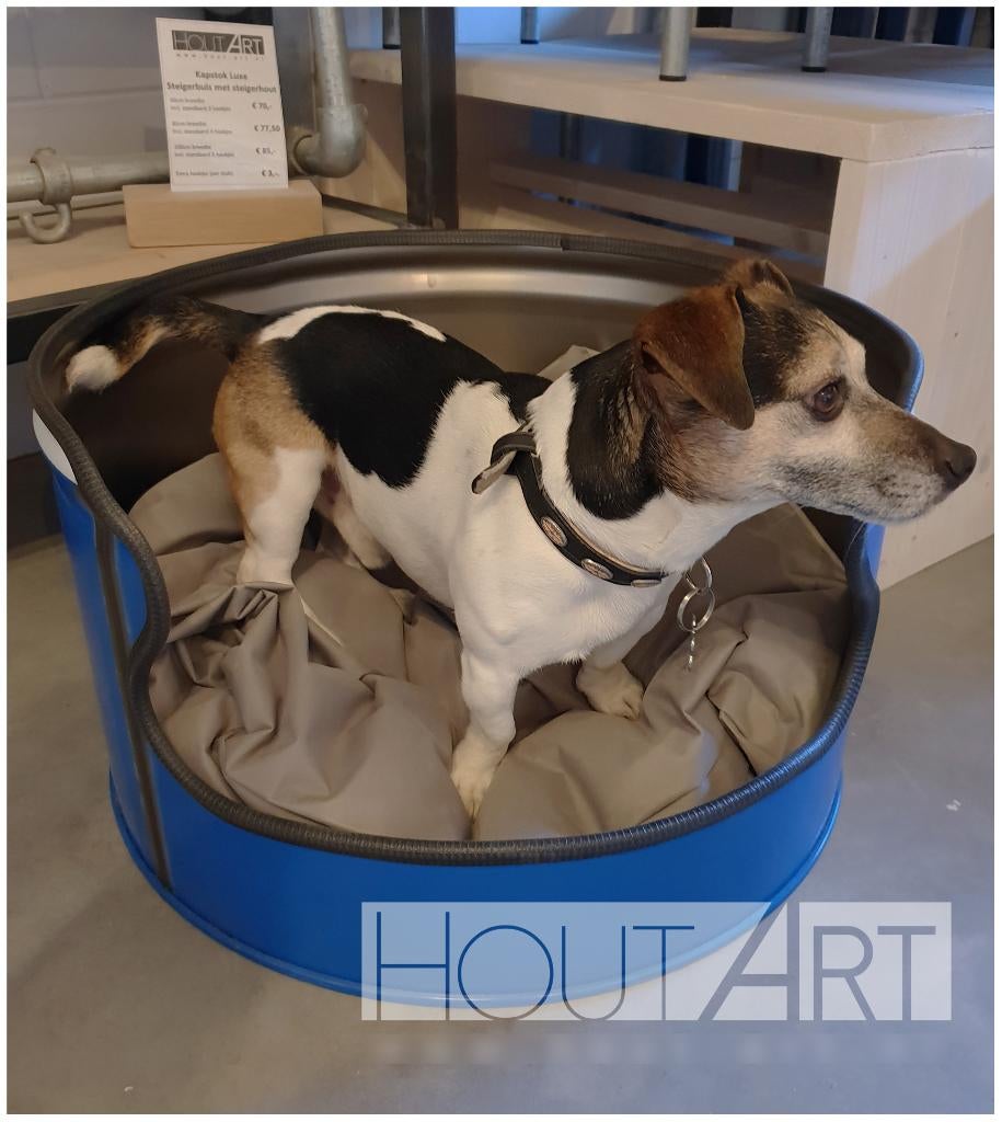 Hondenmand olievat, Dieren en Toebehoren, Hondenmanden, Overige, Info@hout-art.nl, Nieuw, Ophalen of Verzenden
