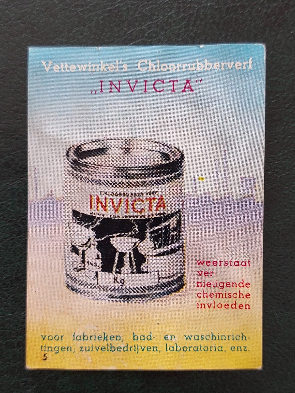 Sluitzegel Vettewinkel Verffabriek Amsterdam nr. 5, Verzenden, Gebruikt, Overige typen