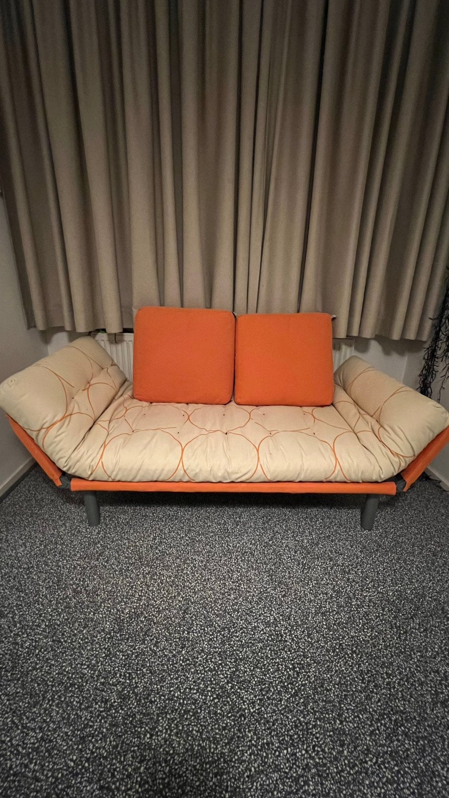 Deense slaapbank / daybed Innovation Living model Rollo, Huis en Inrichting, Ophalen, Eenpersoons, Zo goed als nieuw, 80 cm