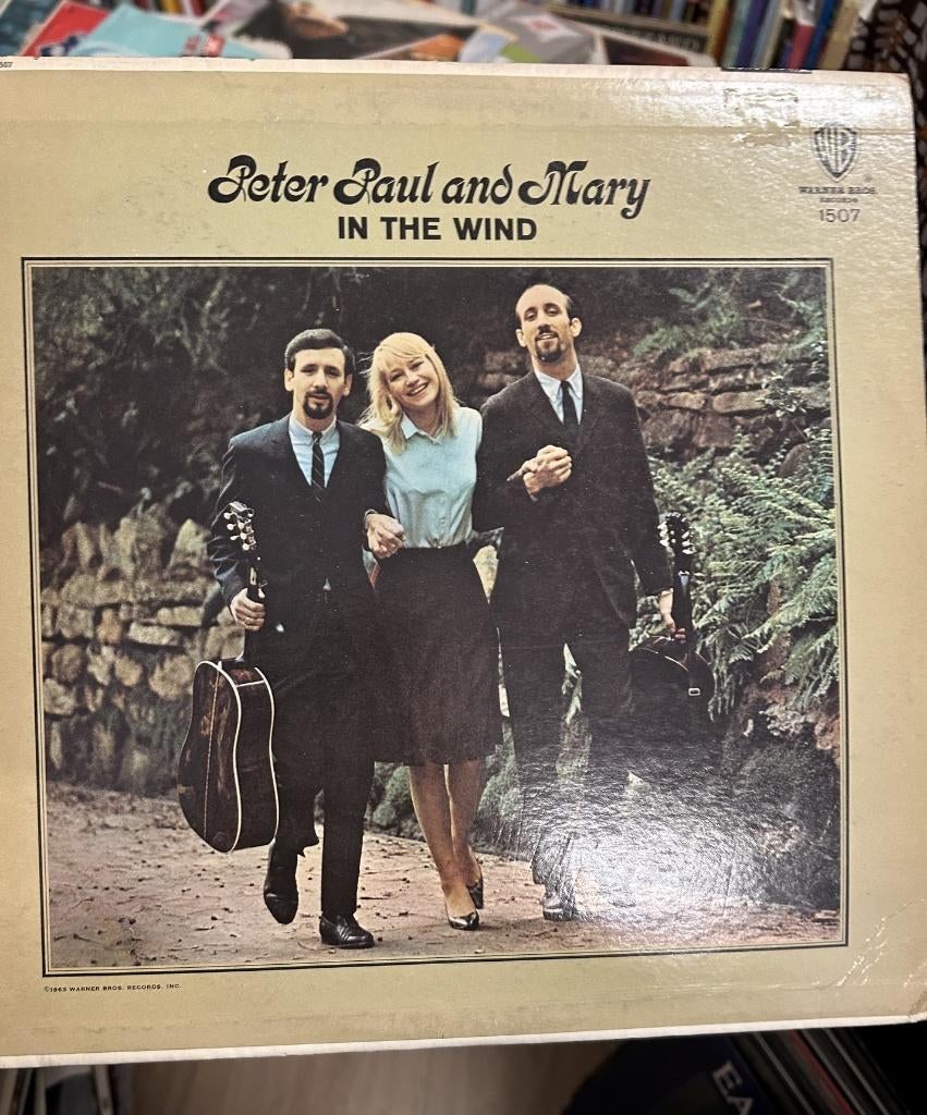 Peter, Paul and Mary: In the wind (lp), Ophalen of Verzenden, Gebruikt, 12 inch, Poprock