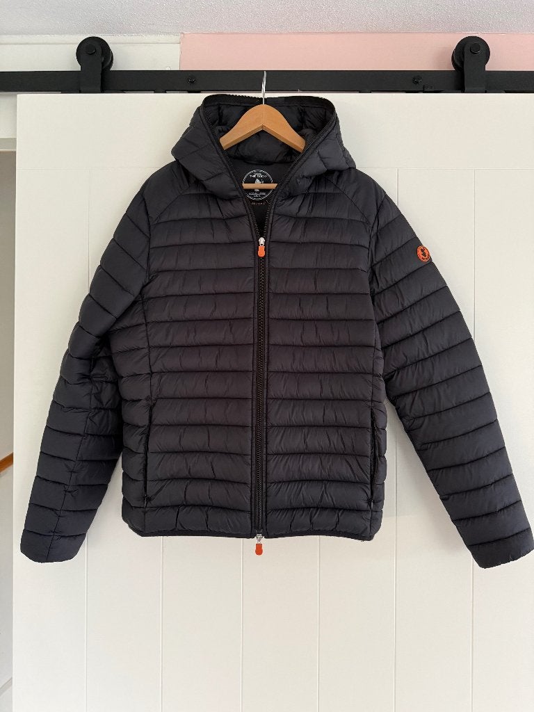 Save The Duck Donald Jas zwart XL, Zwart, Maat 56/58 (XL), Ophalen of Verzenden, Zo goed als nieuw