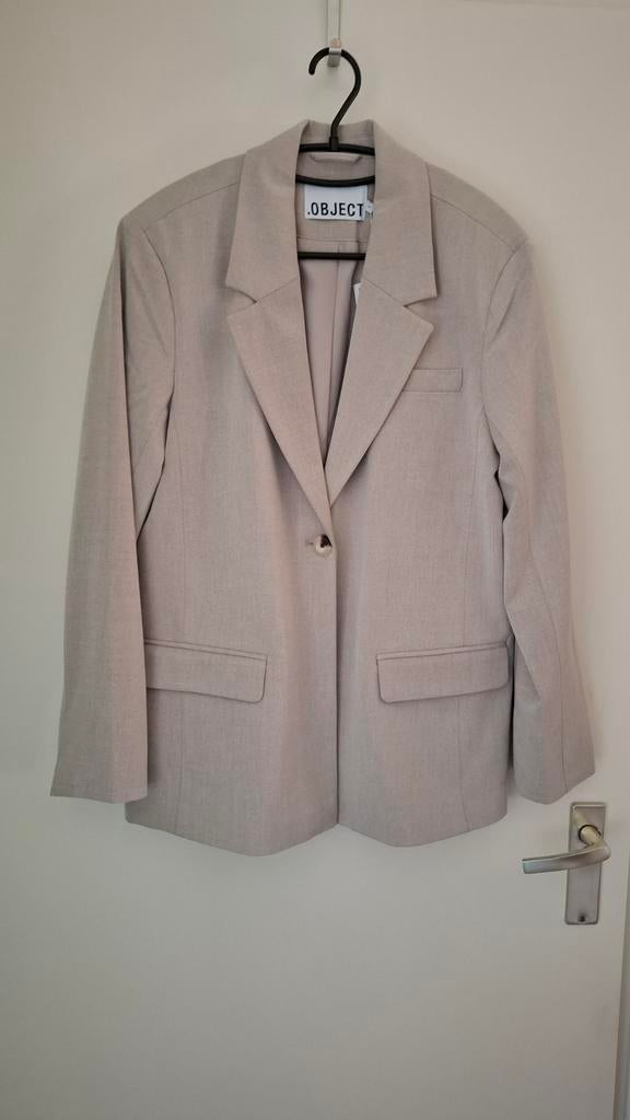 Broek en Blazer van Opject, Kleding | Dames, Jasjes, Kostuums en Pakken, Ophalen, Kostuum of Pak, Beige, Nieuw