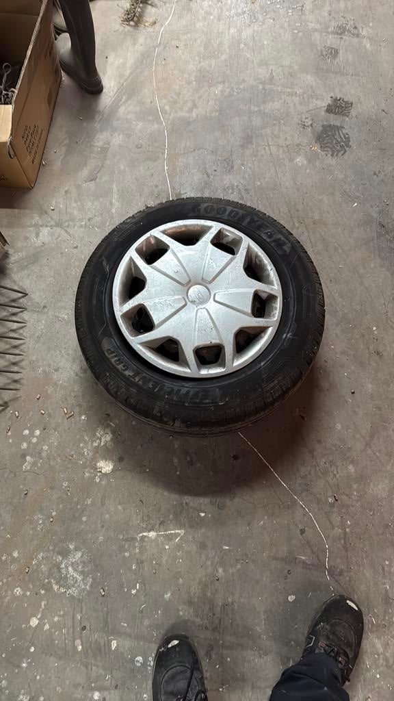 Ford transit custom velgen met band 4 stuks, Auto-onderdelen, Banden en Velgen, 15 inch, Banden en Velgen, Ophalen of Verzenden
