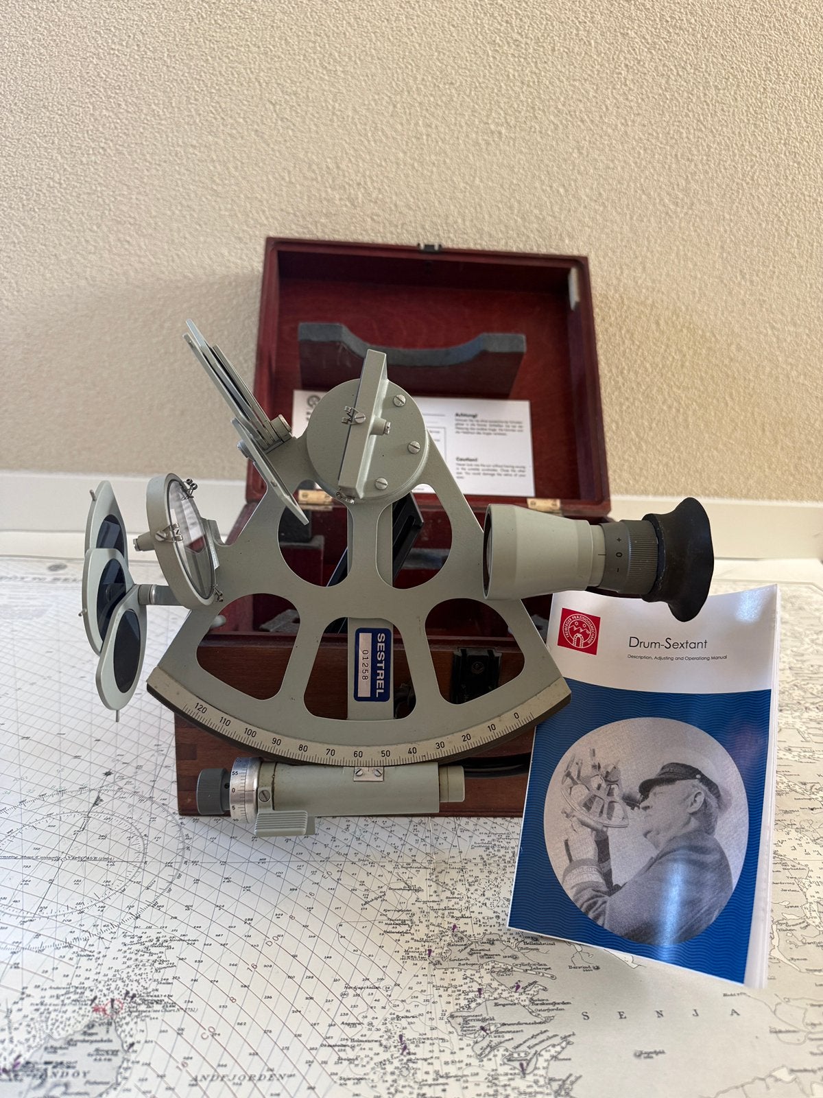 Freiberger Sextant, Watersport en Boten, Navigatiemiddelen en Scheepselektronica, Ophalen of Verzenden, Zo goed als nieuw