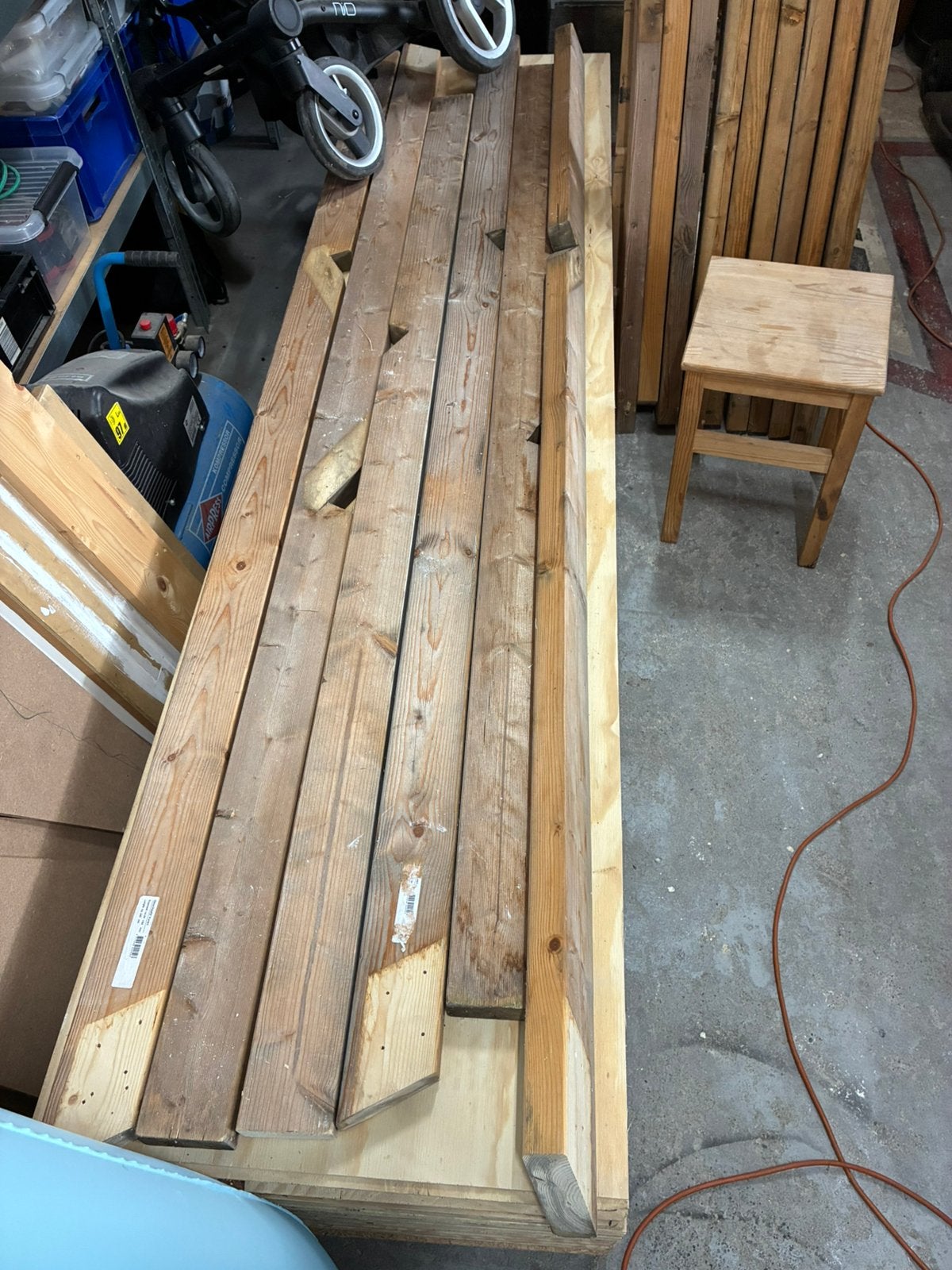 Balkhout, Doe-het-zelf en Verbouw, Hout en Planken, Ophalen, Minder dan 25 mm, Zo goed als nieuw, Plank