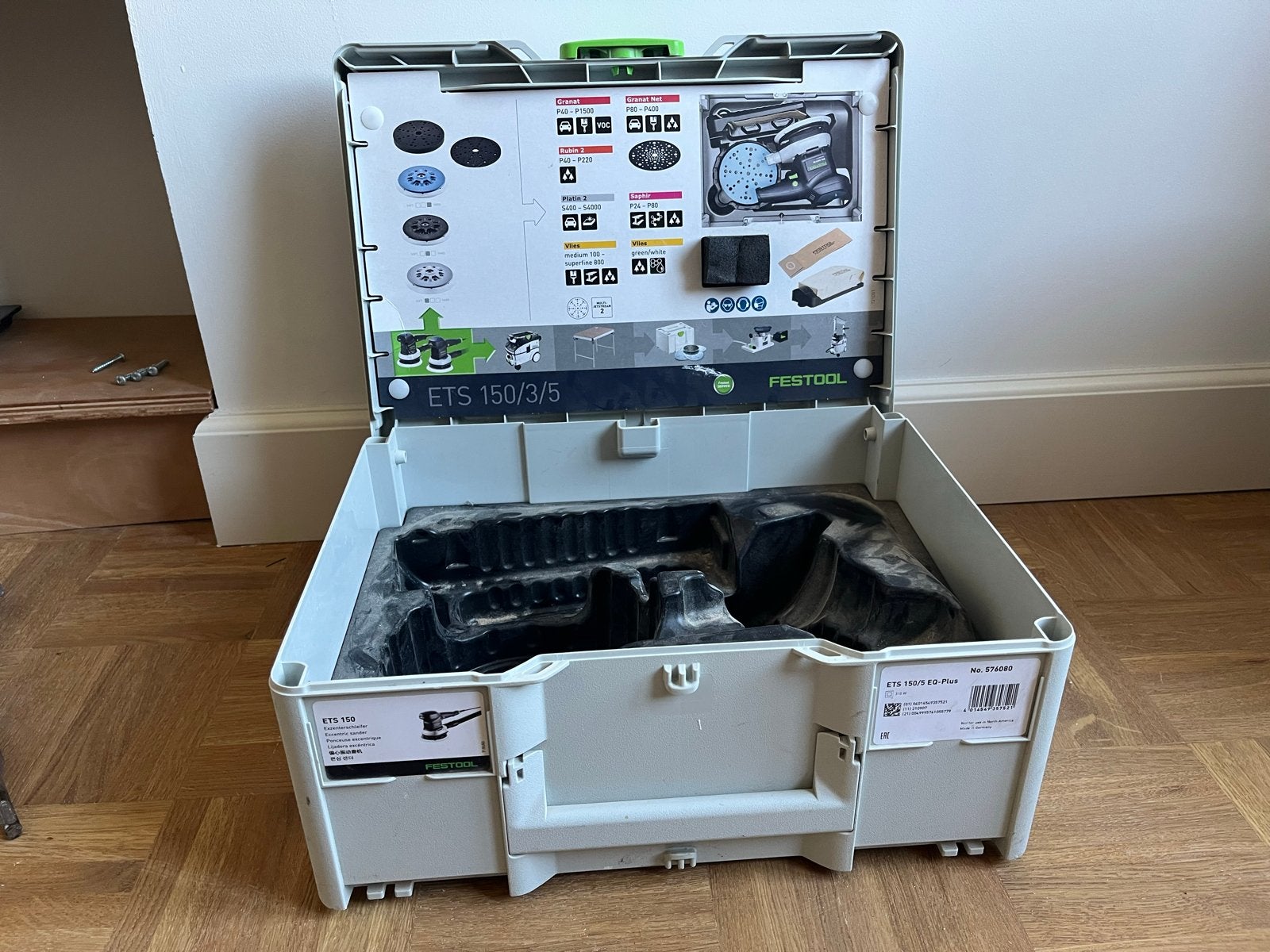 Festool Systainer voor ETS 150/5 EQ-Plus (leeg), Ophalen of Verzenden, Gebruikt