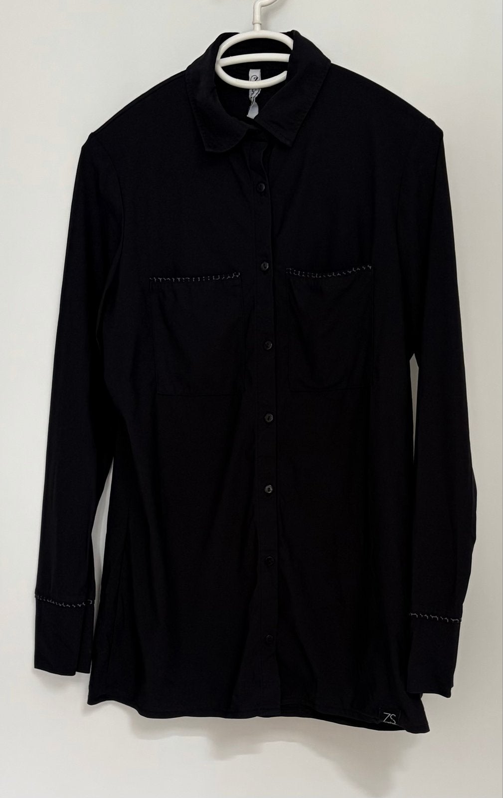 ZOSO Zwarte Blouse Maat XS - Stijlvol en Comfortabel, Kleding | Dames, Ophalen of Verzenden, Zo goed als nieuw, Maat 34 (XS) of kleiner